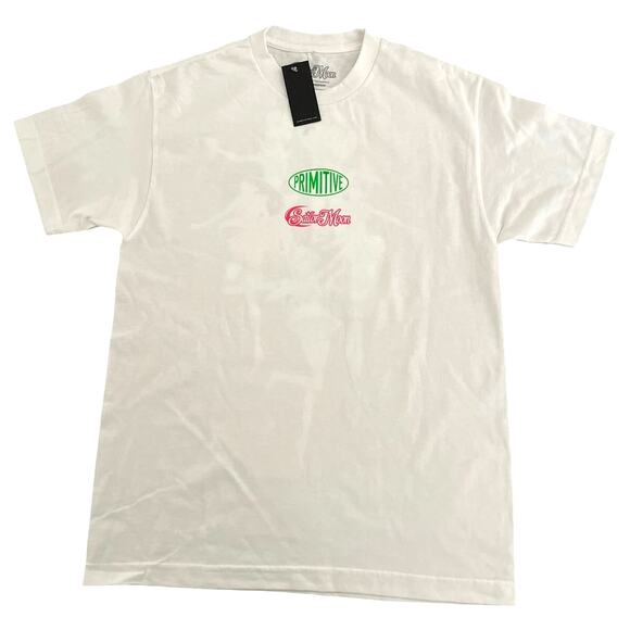 Sailor Moon Guardians Anime White T-Shirt Women's Large, Men's Medium Primitive - Picture 2 of 5